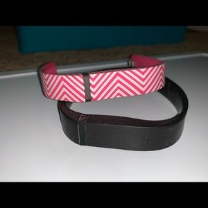 Fitbit flex with charger and 2 bands